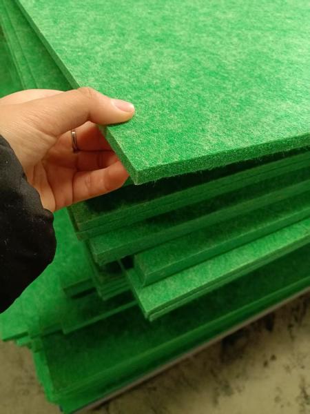 9mm Eco Friendly PET Polyester Fiber Acoustic Panel For Office Home Cinema Recording Room