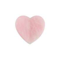 o coração 3D dá forma a Rose Quartz Gua Sha Pink Jade Gua Sha real 75g