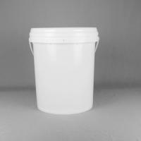Pinte a cubeta plástica redonda Pail For Coating plástica branca de 5 galões