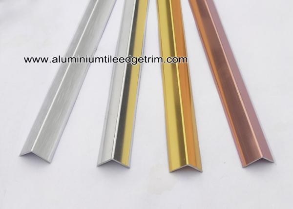 V15mm x 15mm Aluminum Corner Guards For Wall Corner Brace / Protector