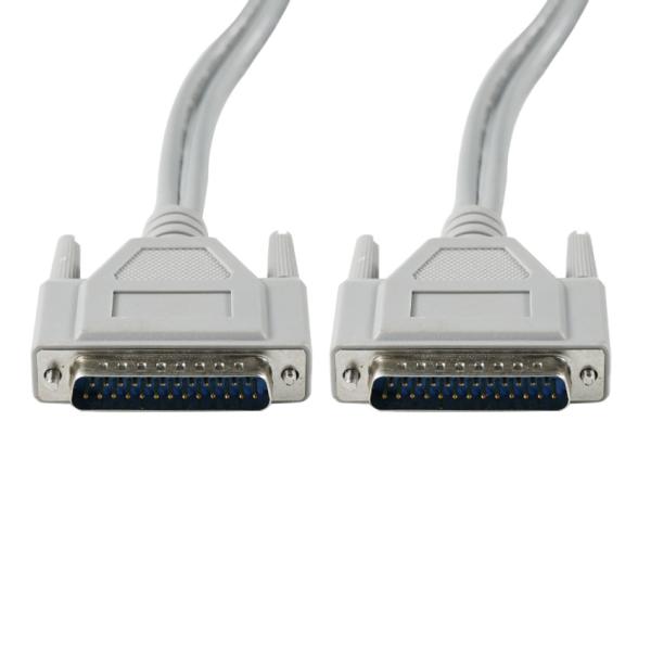 DB-25 Male to Male Serial Cable RS-232 Parallel Printer 1ft 2ft 5ft