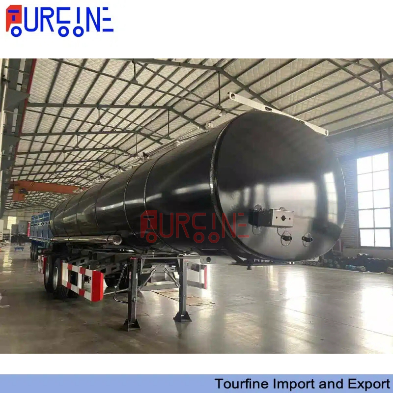2 Axle 50 CBM Bitumen Tanker Semi Trailer with Heating System
