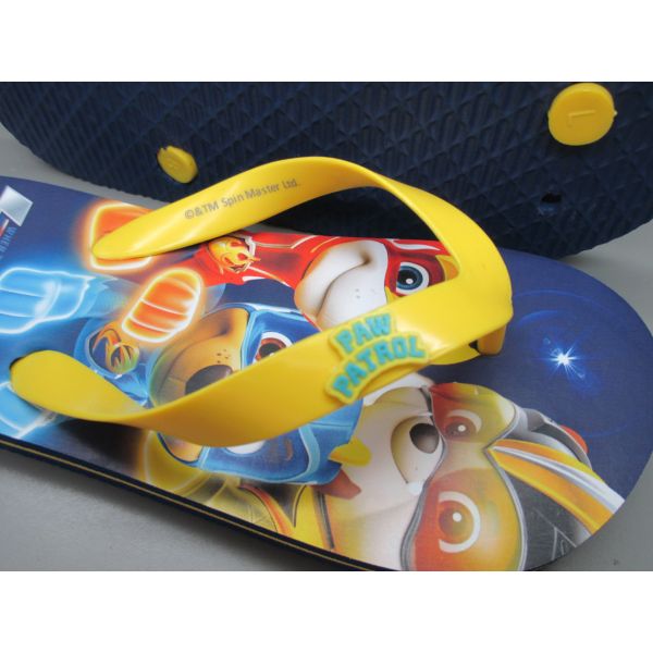 Anti-dérrapage enfants Flip Flops de plage pantoufles patrouille patrouille conception couleurs et tailles multiples