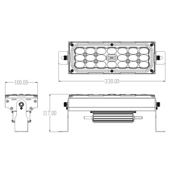 Projecteur LED d'extérieur 100W 300W 500 Watts pour mât de 15m-45m