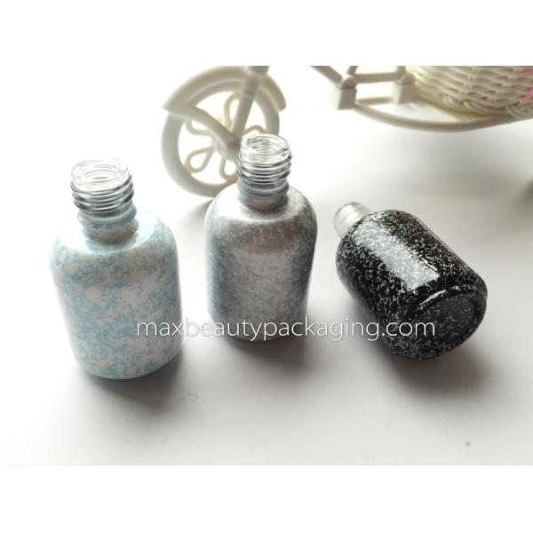 Classic Marble effect gel polish bottle any color available double coating bottle nail polish packaging flat bsuh