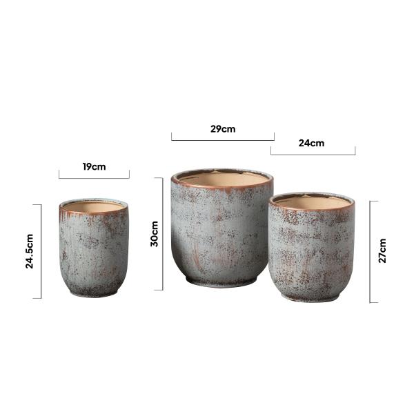 New design macetas home floor decorative planters indoor outdoor big large garden ceramic flower pots for plant