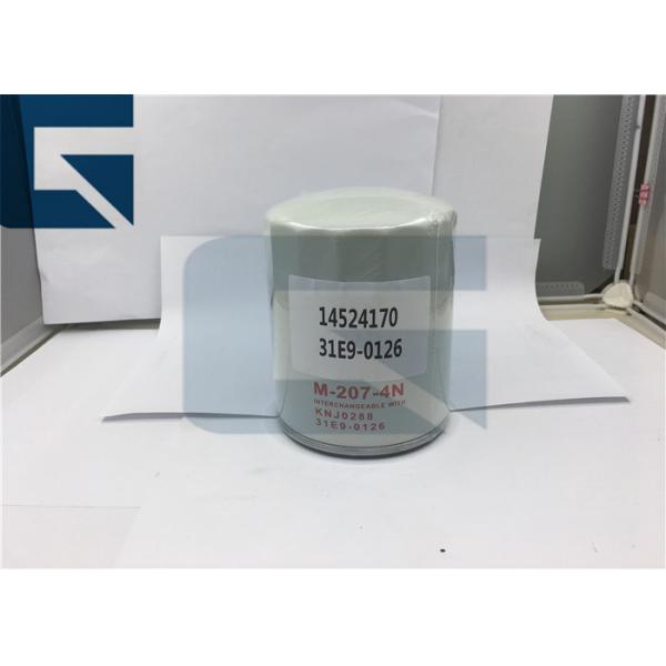 Filtro hidráulico de aceite 14524170 31E9-0126 para piezas de repuesto de excavadoras