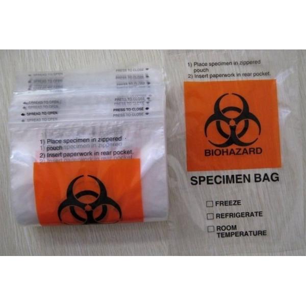 SPECIMEN BAG, Zip, Zip Lock, Slider, Reclosable, Reusable, Resealable