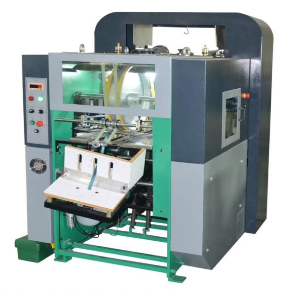máquina de perfuração de papel automática completa de 2.2mx1.3mx1.8m resistente para a capa dura