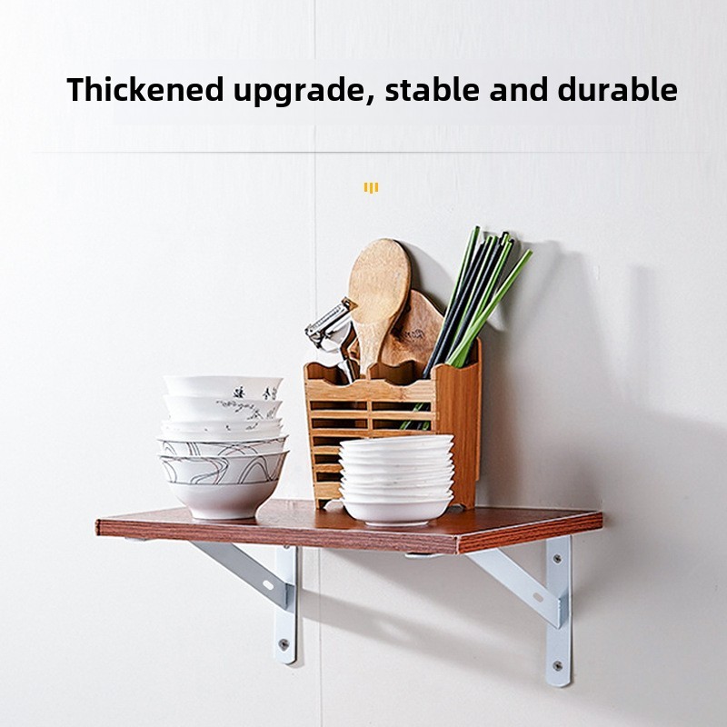 Modern Right-Angle Triangle Bracket for Kitchen Wall Shelf Thickened Tripod Iron Support Frame Panel Fixed Partition Commercial