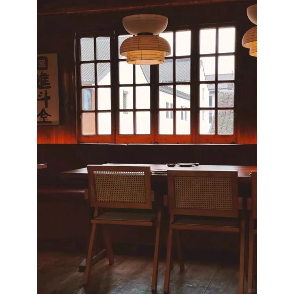 Japanese Pendant Lights Vintage Fabric Lantern Wabi Sabi Lights (WH-VP-335)