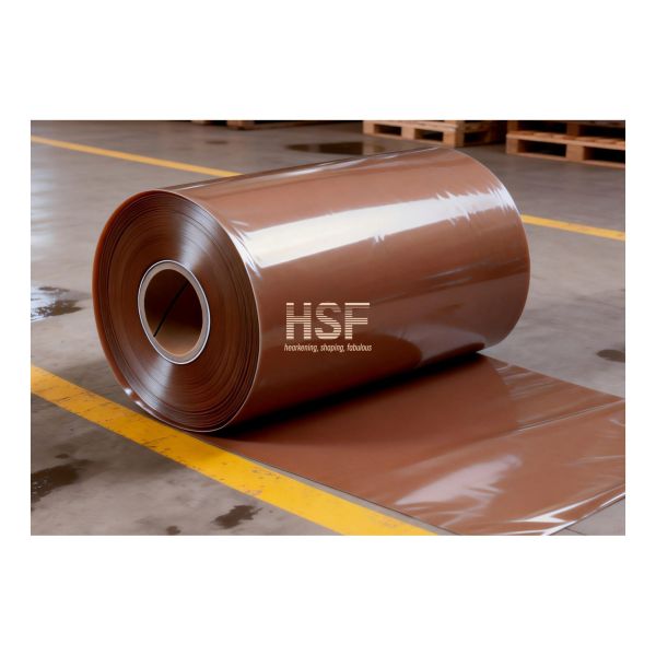 80μm Brown CPE Base Film with High Tensile Strength and Tear-resistant Properties for Industrial Packaging