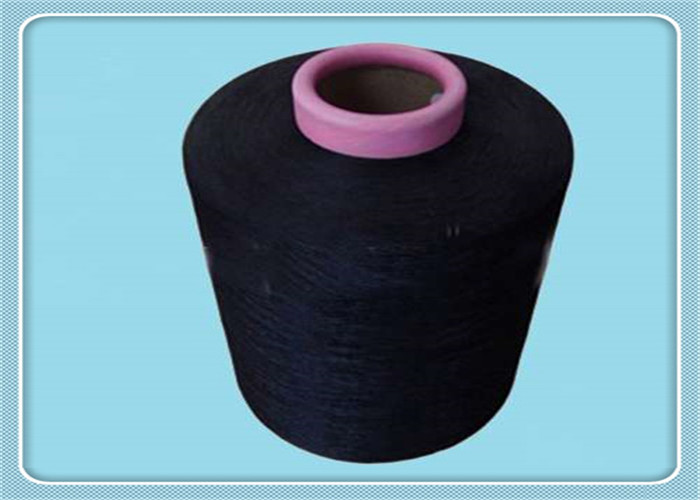 Black Polyester DTY Yarn 100D 48F Core Spun Polyester Sewing Thread