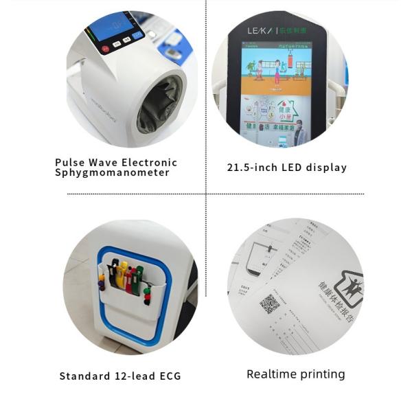 HW-V7000 Telemedicine Body Analyzer Customized OEM Support for Full Health Check Kiosk
