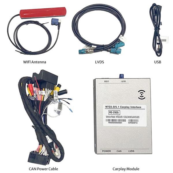 NTG5.0 NTG5.1 Wired Wireless CarPlay Android Auto For Mercedes Reverse Camera Interface