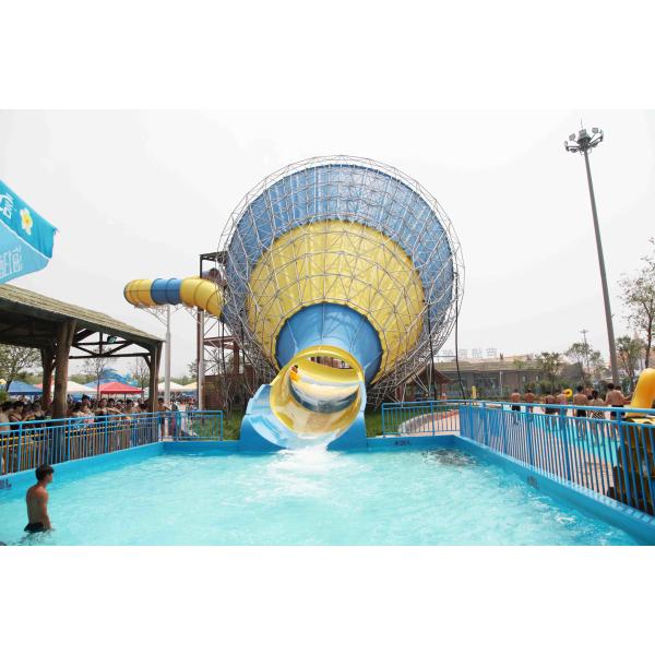 Customized Fiberglass Water Slides for Family / Aqua Play Water Park