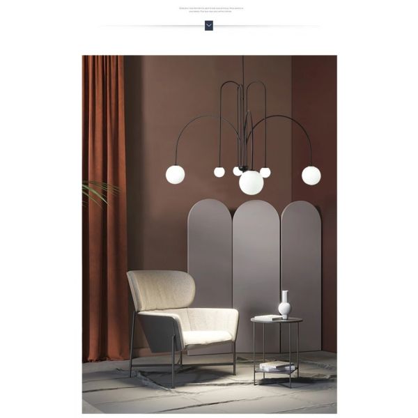Nordic Minimalist Pendant Light for Living Room Restaurant Lamp（WH-AP-668）