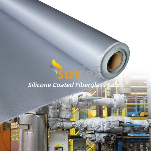 Flame-Retardant Silicone-Impregnated Glass Fiber Fabric – Water-Resistant & Corrosion-Resistant, Available in 50m/100m Rolls