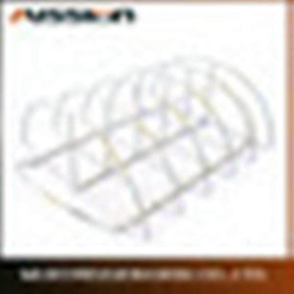 Outdoor  Smoker Stainless Steel BBQ V Rib Rack Kamado Accessories