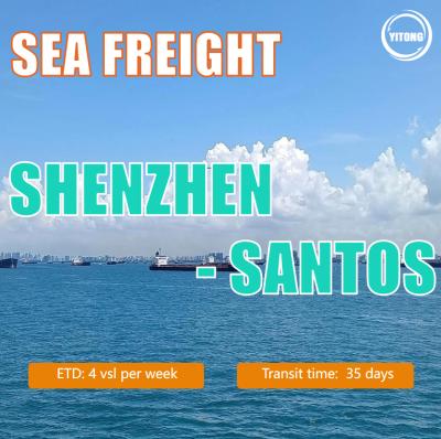 Sea Freight From Shenzhen To Santos, Brazil
