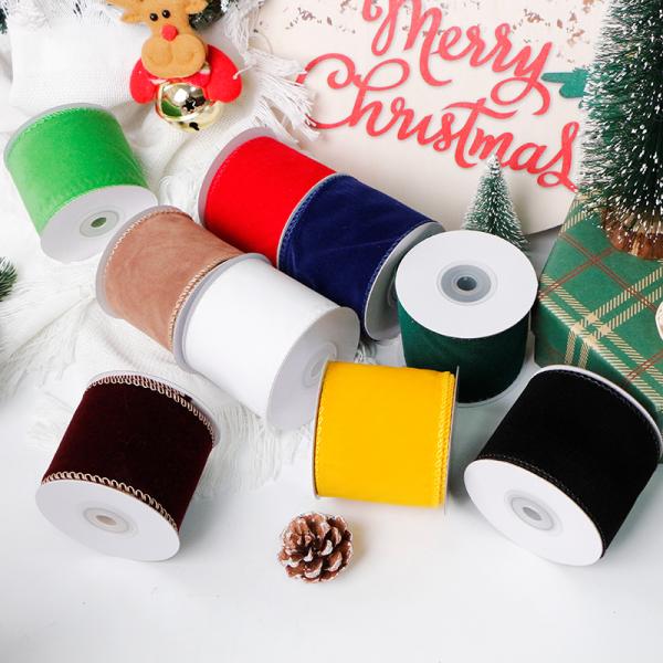 Cinturón de poliéster rojo blanco dorado para regalos personalizados y decoraciones elegantes para fiestas