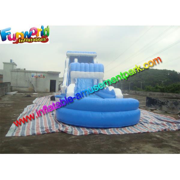 скольжение воды голубого товарного сорта брезента PVC 0.55mm раздувное для взрослого