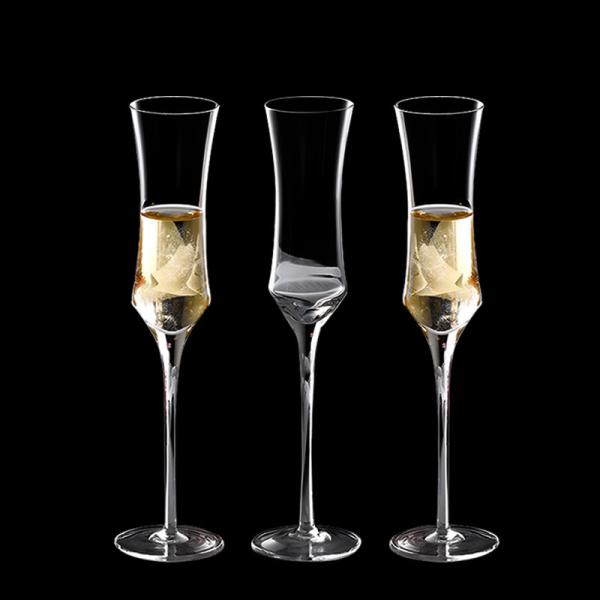 Flautas de cristal personalizadas B2B de 6 a 10 onzas.