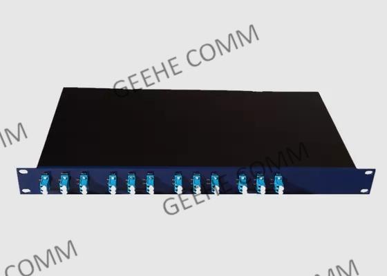 Black Multimode Duplex 1.2mm 12 Port SC Fiber Patch Panel
