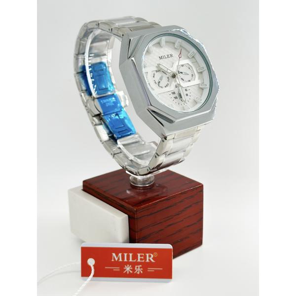 Групповые часы мужские три глаза шесть рук водонепроницаемые кварцевые часы