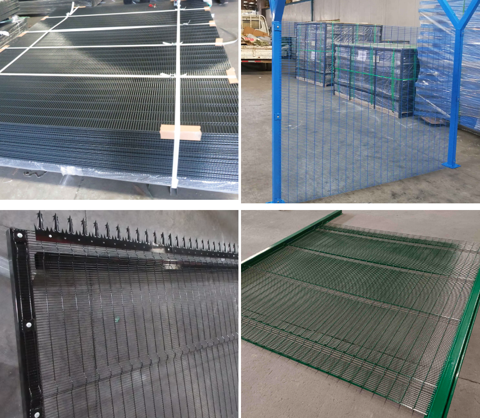 Powder Coated 358 Anti Climb Fence 4mm/5mm Prison Airport