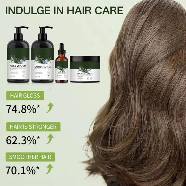 Champú Vegano de Marca Privada para Control de Grasa con Romero y Menta OEM