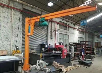 Reliable Material Handling Crane , Hydraulic Jib Arm Crane For Workshop