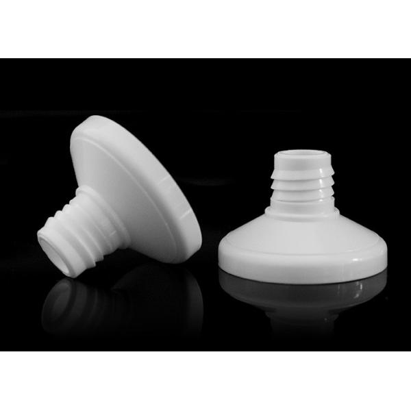 Food Grade Plastic Tube Head Closure 35mm Round Bottom For Mustard Sauce Tube