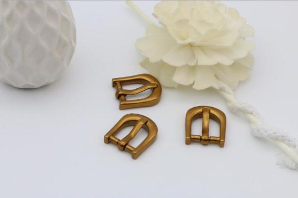 OEB Antique Gold Factory Custom Zinc Alloy 14.3 MM Metal Belt Pin Buckle