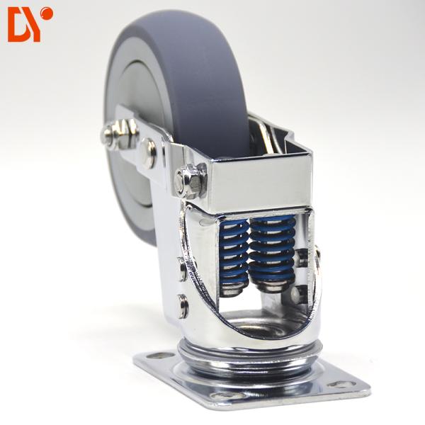 Рицинус шарнирного соединения утюга 6 дюймов DY77 промышленный катит сверхмощный ход