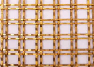 Architectural Woven 0.3mm Decorative Metal Mesh For Building Facade Cladding