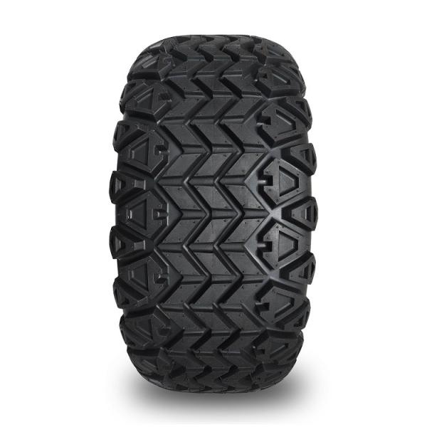 Golf Cart 14'' Machined Black Wheel and 22*10-14 All Terrain Tyre Including Lug Nuts and Center Caps