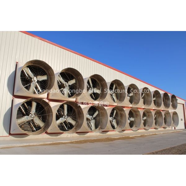 Prefabricated Steel Structure Poultry House with Customizable Design and Durable Construction for Efficient Chicken Farming