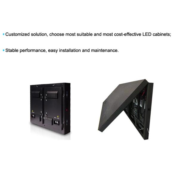 Commercial Advertising Outdoor LED Display 6000nits Brightness Waterproof