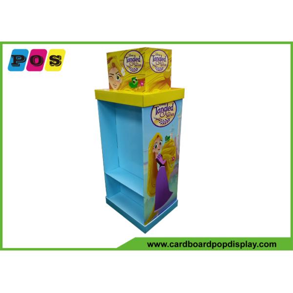 Purple Full Color Printing Cardboard Floor Displays FSDU For Fairy Toys Items FL203