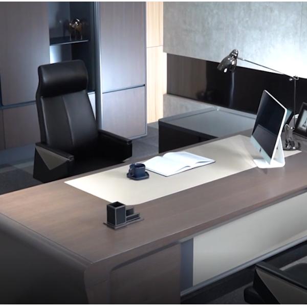 High End Fashion High Back Office Chair Executive Chair With Electroplated Armrest