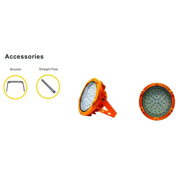 Atex LNG LED Explosion Proof Light With IP66 Ik10 For Oil Gas Industry And Chemical Plant