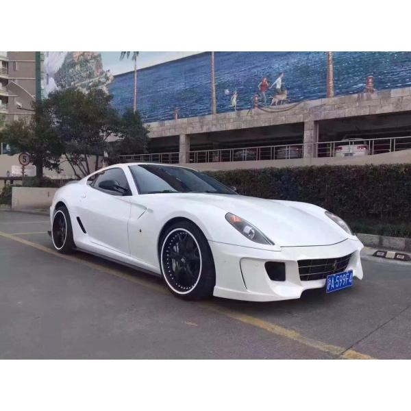 For Ferrari 599 Body Kit 599 Upgraded VORS Style Front and Rear Bumper Side Skirt Spoiler Carbon Fiber Body Kit
