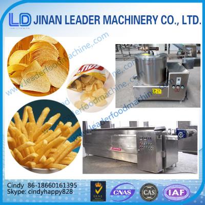 how to make crispy potato chips french fries  machine Pellets Fryer Machine