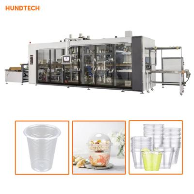 Copo plástico compacto que faz a máquina Thermoforming o copo descartável que faz a máquina