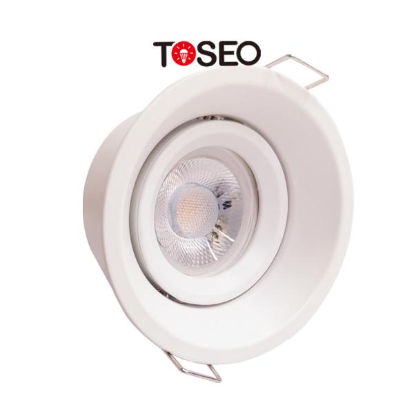 White IP65 Gu10 Downlights 85mm Cut Out Diameter Die Casting Alu