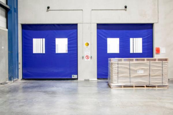 Waterproof PVC Rapid Shutter Door High Speed-35 To 65 Celsius Degree China Clean Workshop Pvc Fabrics Fast Rolling door