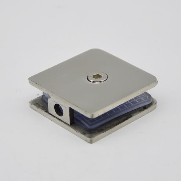 Stainless steel Glass Clip 0 degree RS2304, 45X45mm, thickness 3mm, 4mm, SS201 satin, mirror, golden, black