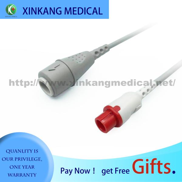 4 pines de extensión del cable del adaptador IBP compatible con Biolight A8 para el transductor IBP de Edward