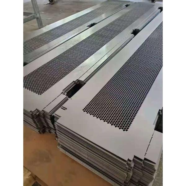 Slotted Perforated Aluminum Sheet Metal Screen 0.3mm - 1.2mm Thickness